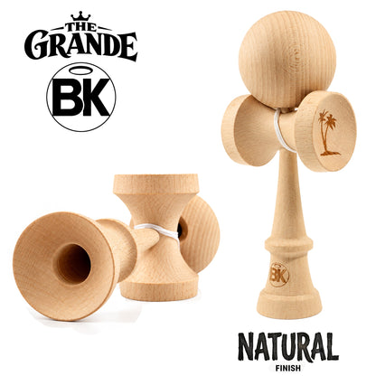 BK V2 Kendama - THE GRANDE Size Kendama - Natural Finish - by Bahama Kendama