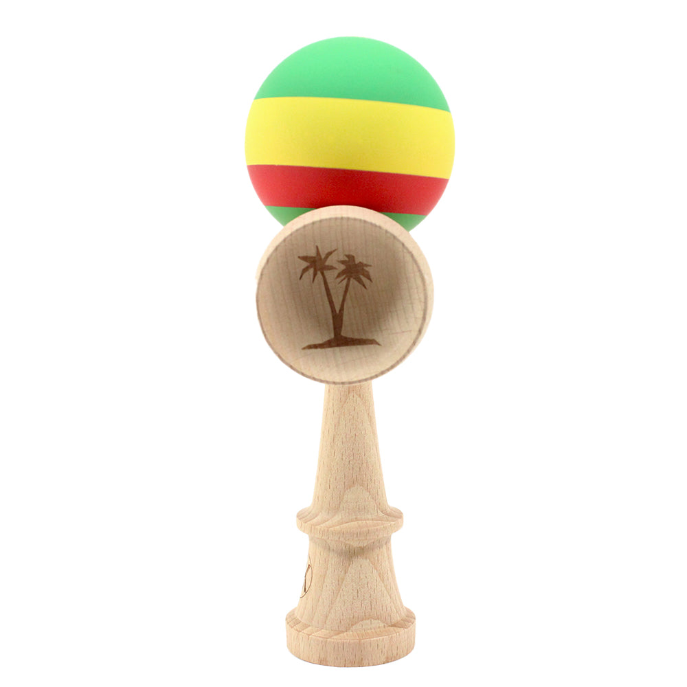 BK V2 Kendama Rubber Finish - rasta