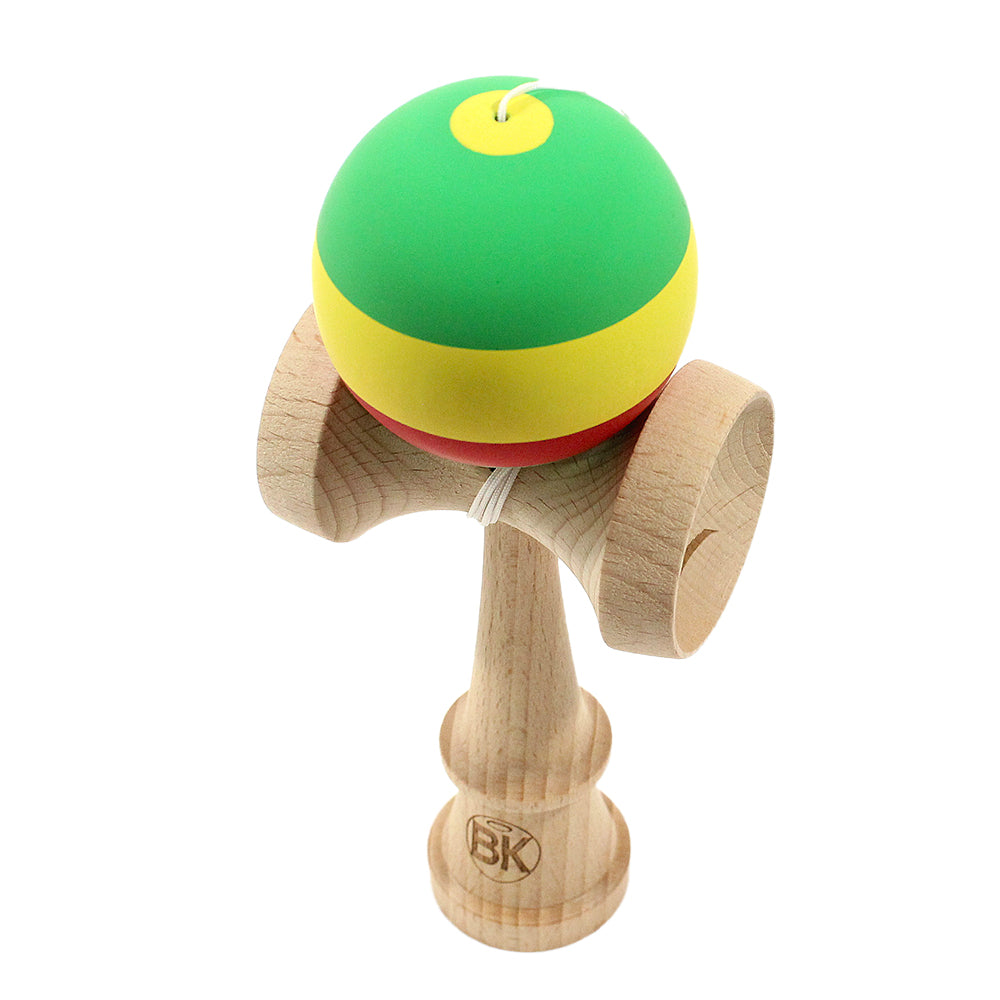 BK V2 Kendama Rubber Finish - rasta