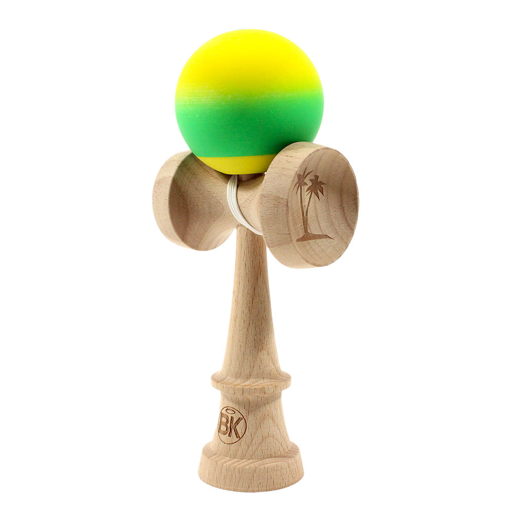 BK V2 Kendama Rubber Finish - lemon lime