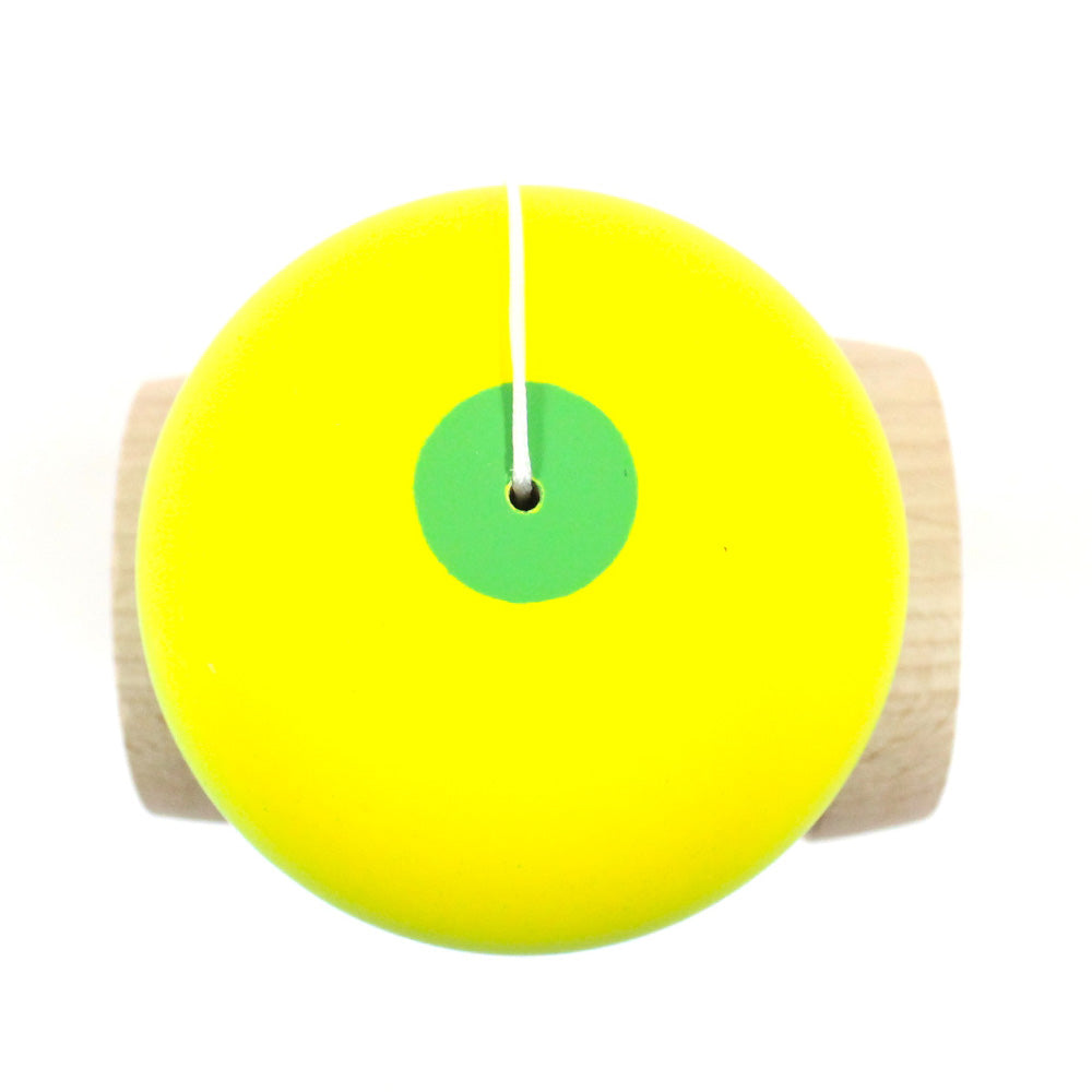BK V2 Kendama Rubber Finish - lemon lime
