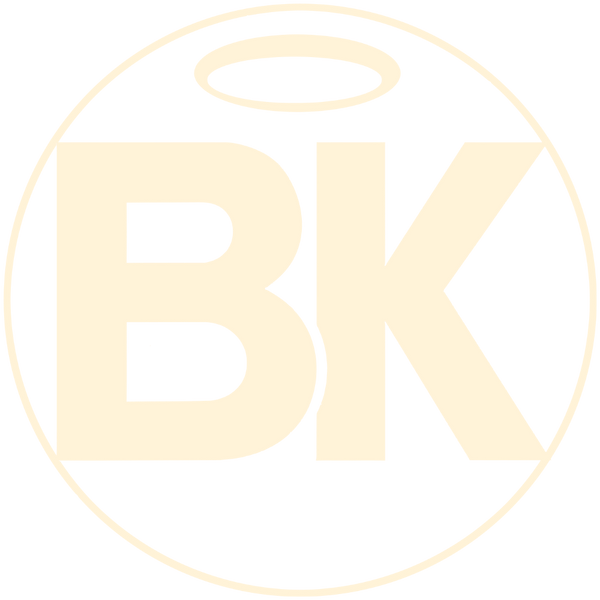 Bahama Kendama logo in cream.