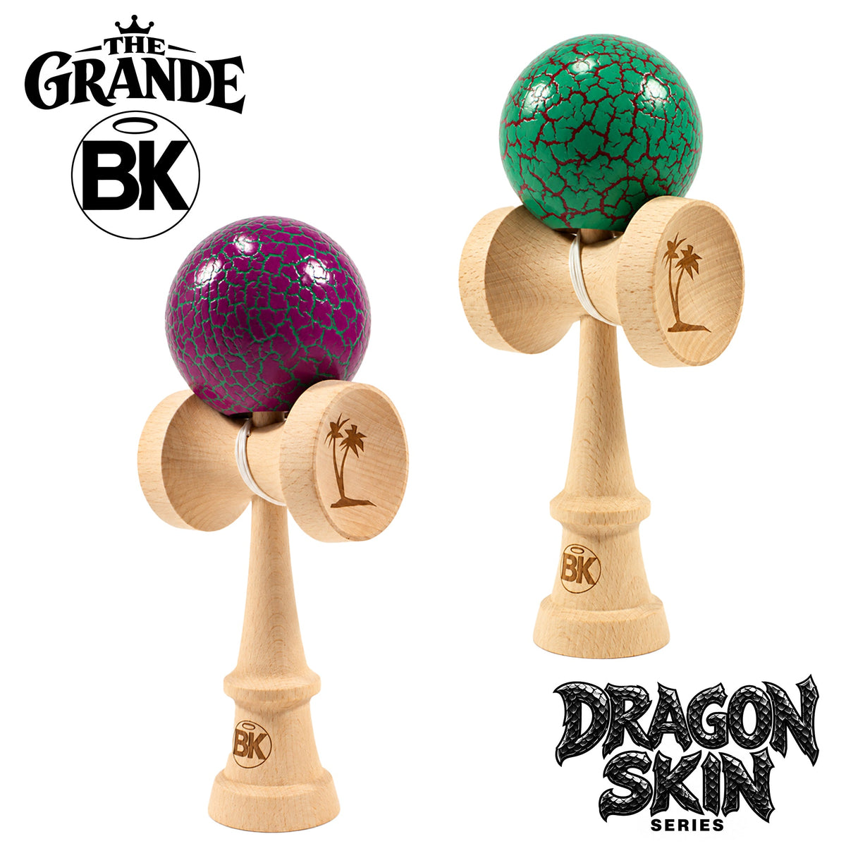 BK V2 Dragon Skin Series - THE GRANDE Size Kendama - by Bahama Kendama
