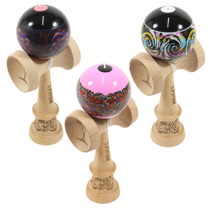 Bahama Kendama x Mougee Collab Kendama - Standard Size - Sticky Finish